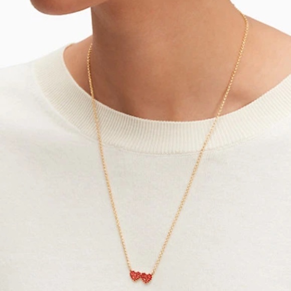 Kate Spade NWT Yours Truly Studs and Mini Pendant - Picture 3 of 9